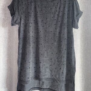 DG2 by Diane Gilman Gray Short Sleeve Tee